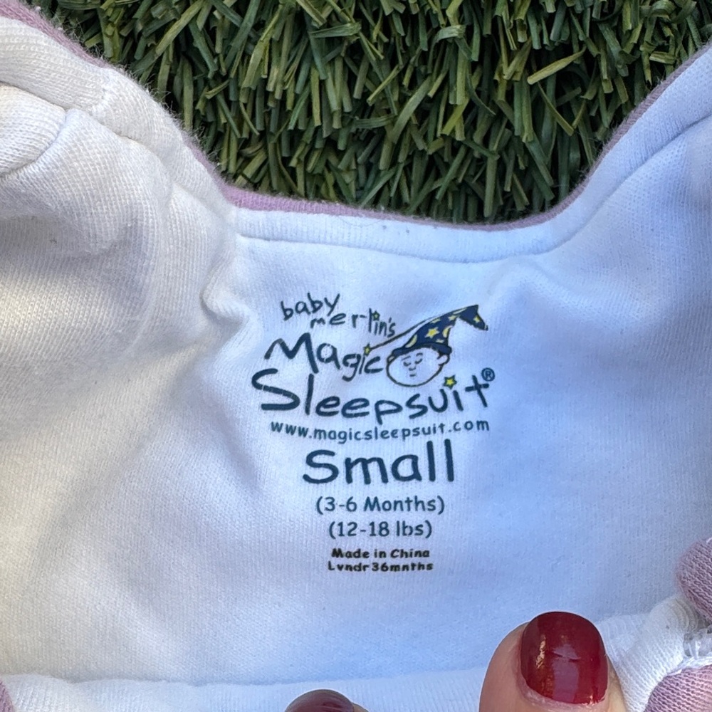 Baby Merlin's Magic Sleepsuit Pink Pajamas - Picture 4 of 5